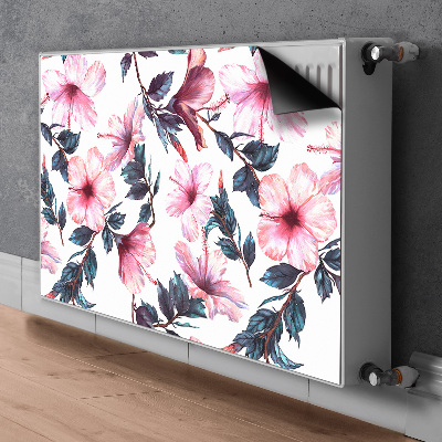 Heizkörperverkleidung magnet Hibiskusblüten