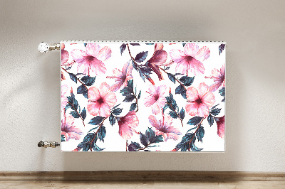 Heizkörperverkleidung magnet Hibiskusblüten
