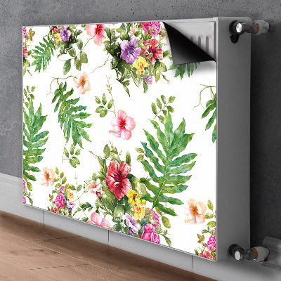 Heizkörperverkleidung magnet Blätter und blüten