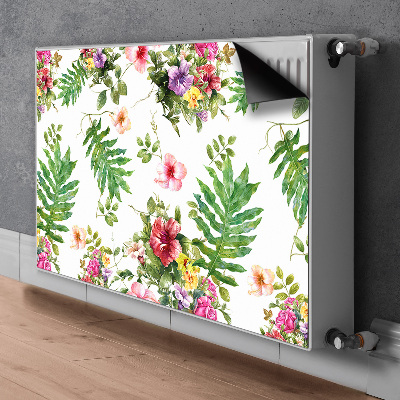 Heizkörperverkleidung magnet Blätter und blüten