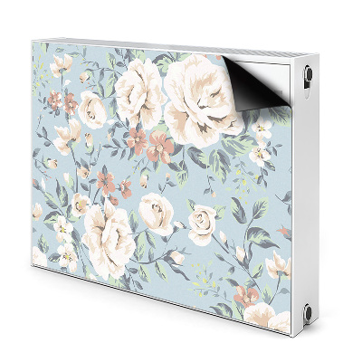 Heizkörperverkleidung magnet Blumen vintage-stil