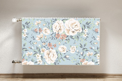 Heizkörperverkleidung magnet Blumen vintage-stil