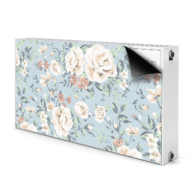 Heizkörperverkleidung magnet Blumen vintage-stil