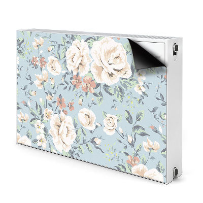 Heizkörperverkleidung magnet Blumen vintage-stil