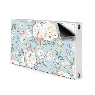 Heizkörperverkleidung magnet Blumen vintage-stil