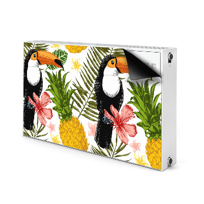 Magnet Heizkörperverkleidung Toucan und ananas