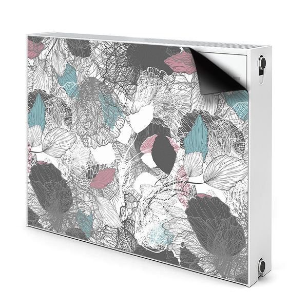 Heizkörperverkleidung magnet Blumenmuster