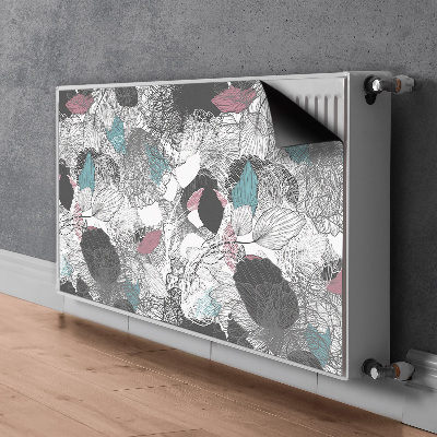 Heizkörperverkleidung magnet Blumenmuster