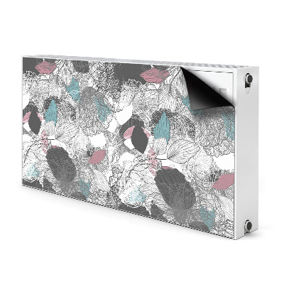 Heizkörperverkleidung magnet Blumenmuster