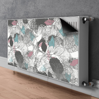 Heizkörperverkleidung magnet Blumenmuster