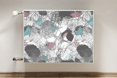 Heizkörperverkleidung magnet Blumenmuster