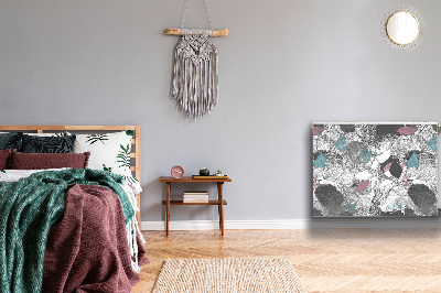 Heizkörperverkleidung magnet Blumenmuster