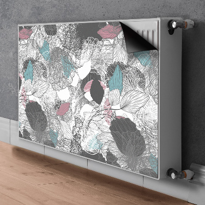 Heizkörperverkleidung magnet Blumenmuster