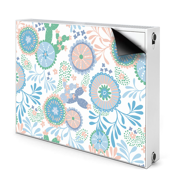 Heizkörperverkleidung magnet Vintage blumen