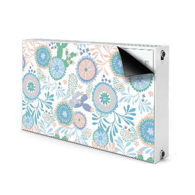 Heizkörperverkleidung magnet Vintage blumen