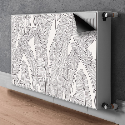 Heizkörperverkleidung magnet Bananenblätter