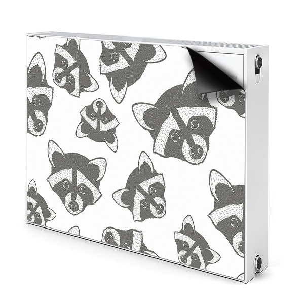 Magnet Heizkörperverkleidung Waschbär