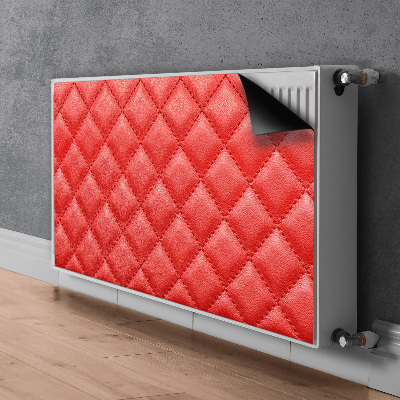 Heizkörperverkleidung magnetisch Rotes diamantmuster