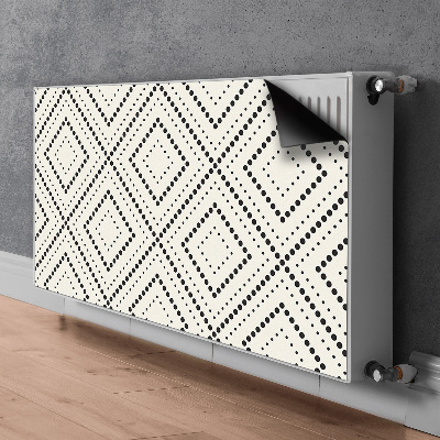 Heizkörperverkleidung magnetisch Geometrisches muster