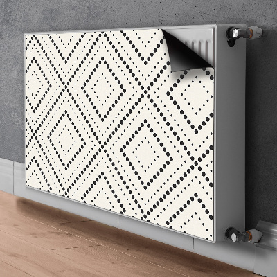 Heizkörperverkleidung magnetisch Geometrisches muster