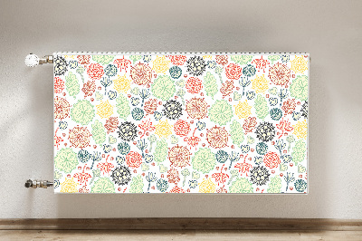 Heizkörperverkleidung magnet Blumen und herzen