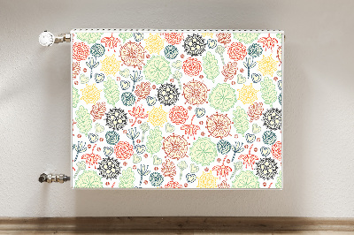 Heizkörperverkleidung magnet Blumen und herzen