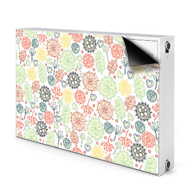 Heizkörperverkleidung magnet Blumen und herzen