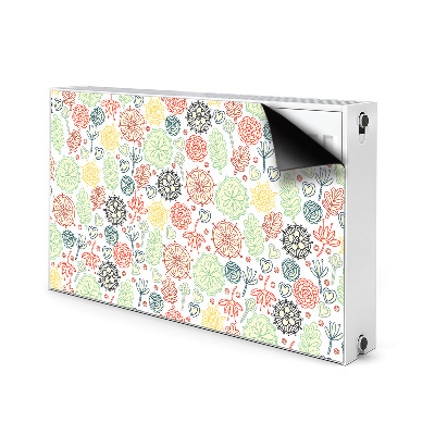 Heizkörperverkleidung magnet Blumen und herzen