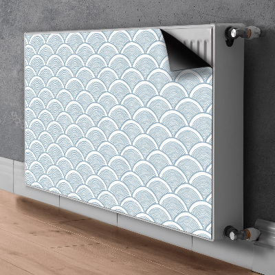 Magnet Heizkörperverkleidung Fischschulenmuster