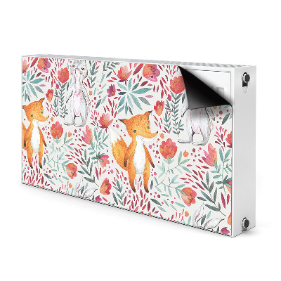 Heizkörperverkleidung magnet Fuchs und kaninchen