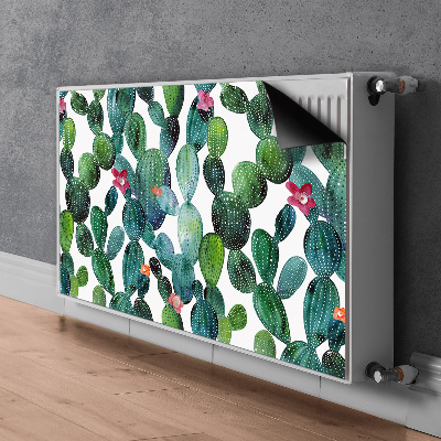 Heizkörperverkleidung magnet Kakti mit blumen