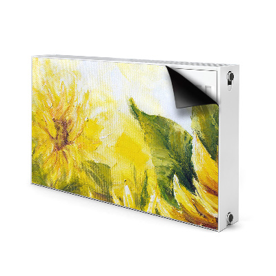 Magnet Heizkörperverkleidung Sonnenblumen
