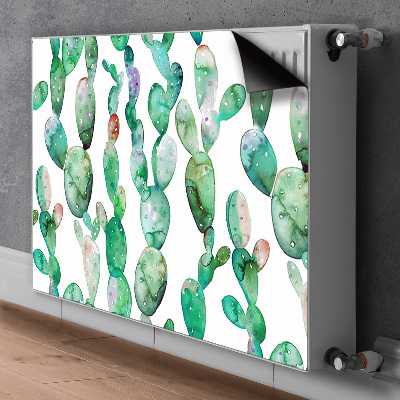 Heizkörperverkleidung magnet Aquarell cacti