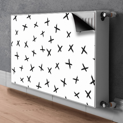 Magnet Heizkörperverkleidung Gezogene kreuze