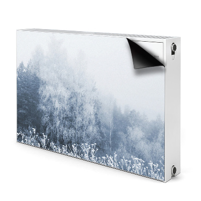 Heizkörperverkleidung magnetisch Winterbäume