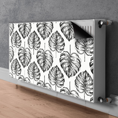 Dekorative Heizkörperabdeckung Monstera