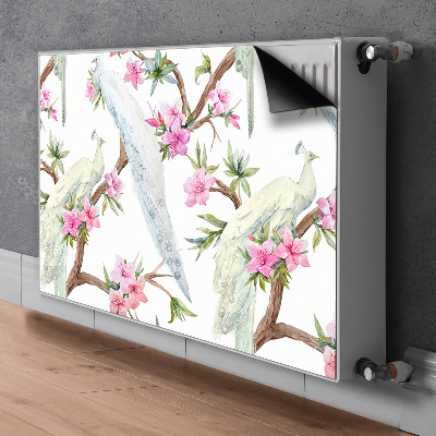 Magnet Heizkörperverkleidung Weiße pfauen