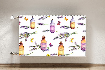 Dekorative Heizkörperabdeckung Lavendel öl