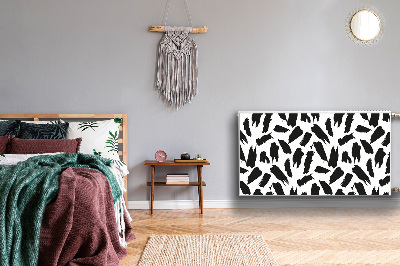 Dekorative Heizkörperabdeckung Minimalistisches muster