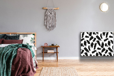 Dekorative Heizkörperabdeckung Minimalistisches muster