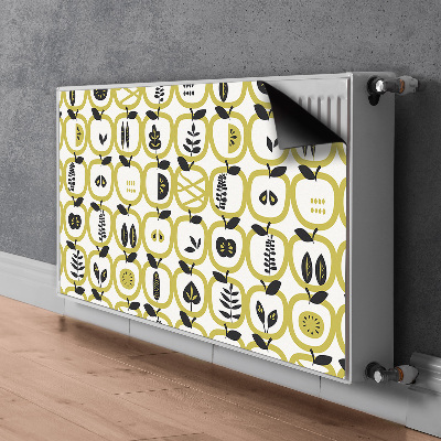 Heizkörperverkleidung magnet Äpfelmuster
