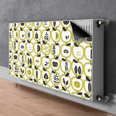 Heizkörperverkleidung magnet Äpfelmuster