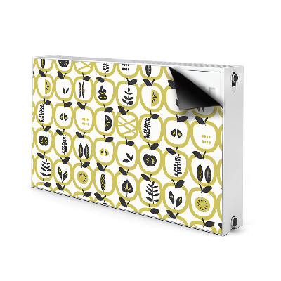Heizkörperverkleidung magnet Äpfelmuster