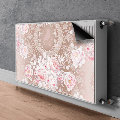 Magnet Heizkörperverkleidung Weiße rosen