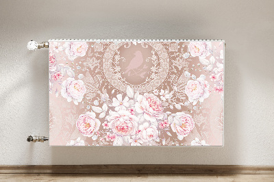 Magnet Heizkörperverkleidung Weiße rosen