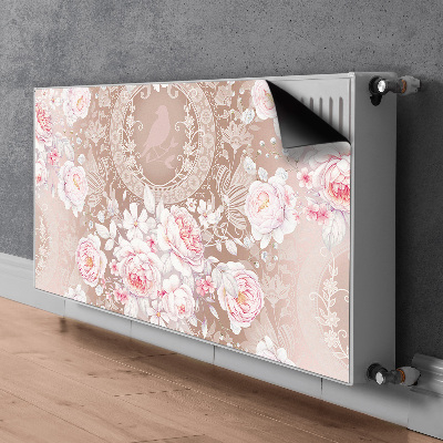 Magnet Heizkörperverkleidung Weiße rosen