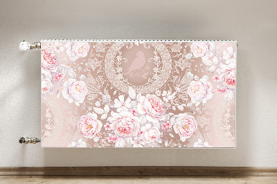 Magnet Heizkörperverkleidung Weiße rosen
