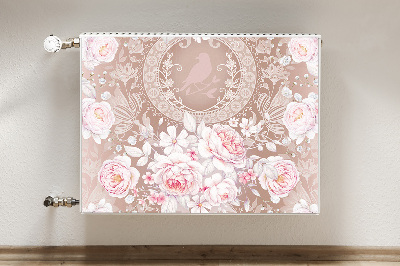 Magnet Heizkörperverkleidung Weiße rosen