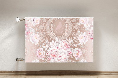 Magnet Heizkörperverkleidung Weiße rosen