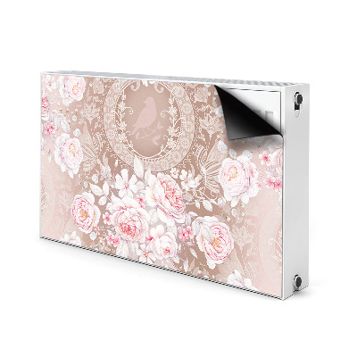 Magnet Heizkörperverkleidung Weiße rosen